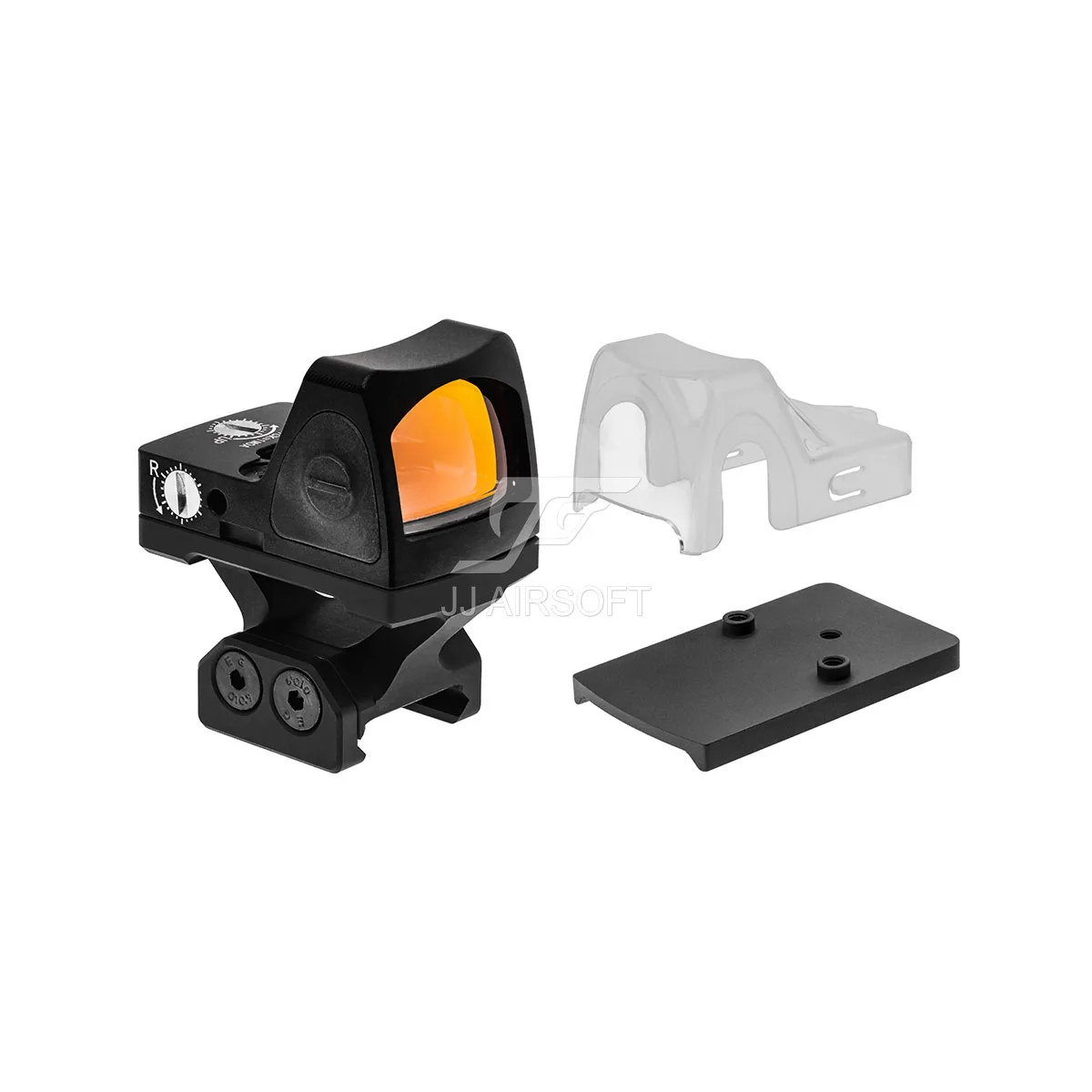 

RMR CC Type 2 Tactical Red Dot Reflex Sights with Lightweight SRW IB Mount Adjustable LED IPX7 Waterproof Shockproof