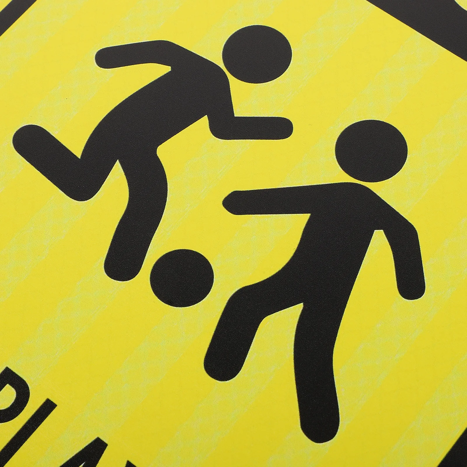 لافتة الشارع تبطئ اللعب، تحذير حركة المرور، علامة معدنية قوية، سهلة القراءة، لافتات شارع مريحة مقاومة للعوامل الجوية