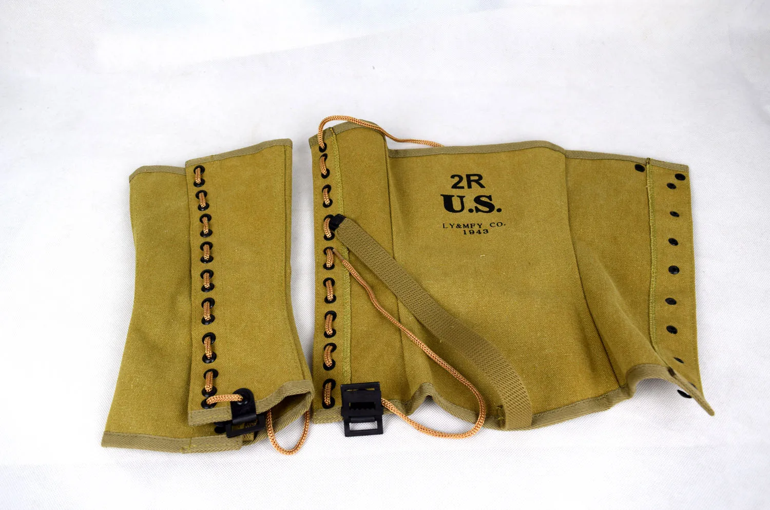 US M1938 Canvas Gaiter Leggings Feet Wear