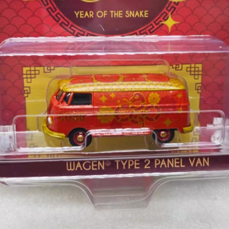 

Greenlight масштаб 1:64 T2 фургон (минивана) сплав имитация модели автомобиля статическая коллекция украшенные праздничные подарки игрушки сувенирный подарок