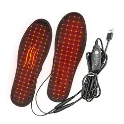USB Heated Shoe Insoles With Remote Control Feet Warm Sock Pad Mat Electrically Heating Insoles Electric Heater Pads