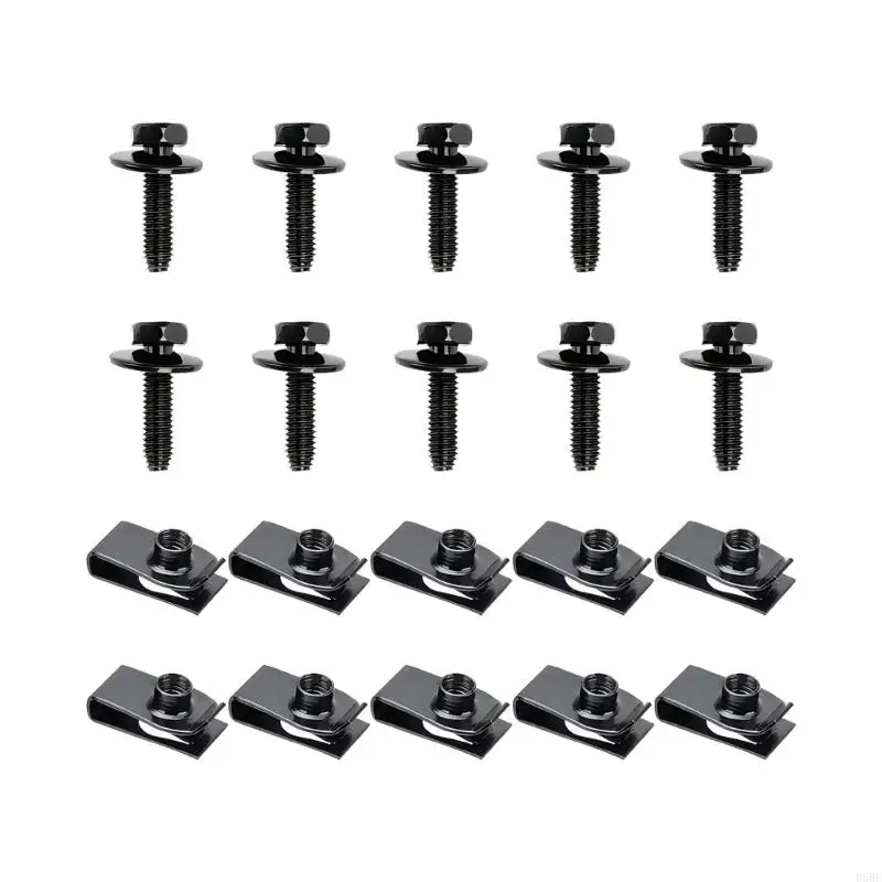 

Универсальный комплект болтов D5BE для автомобиля, мотоцикла, брызговики, металлическая конструкция для тяжелых условий