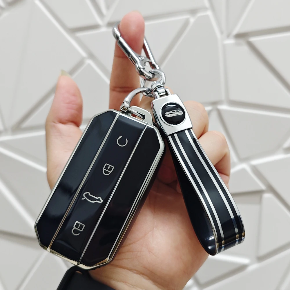 Weiche TPU Autoschlüssel-Schutzhülle für Chery Jaecoo J5 5 2025 2026 Schlüsseltasche Schlüsselanhänger Auto-Innenausstattung Zubehör – Detail 6
