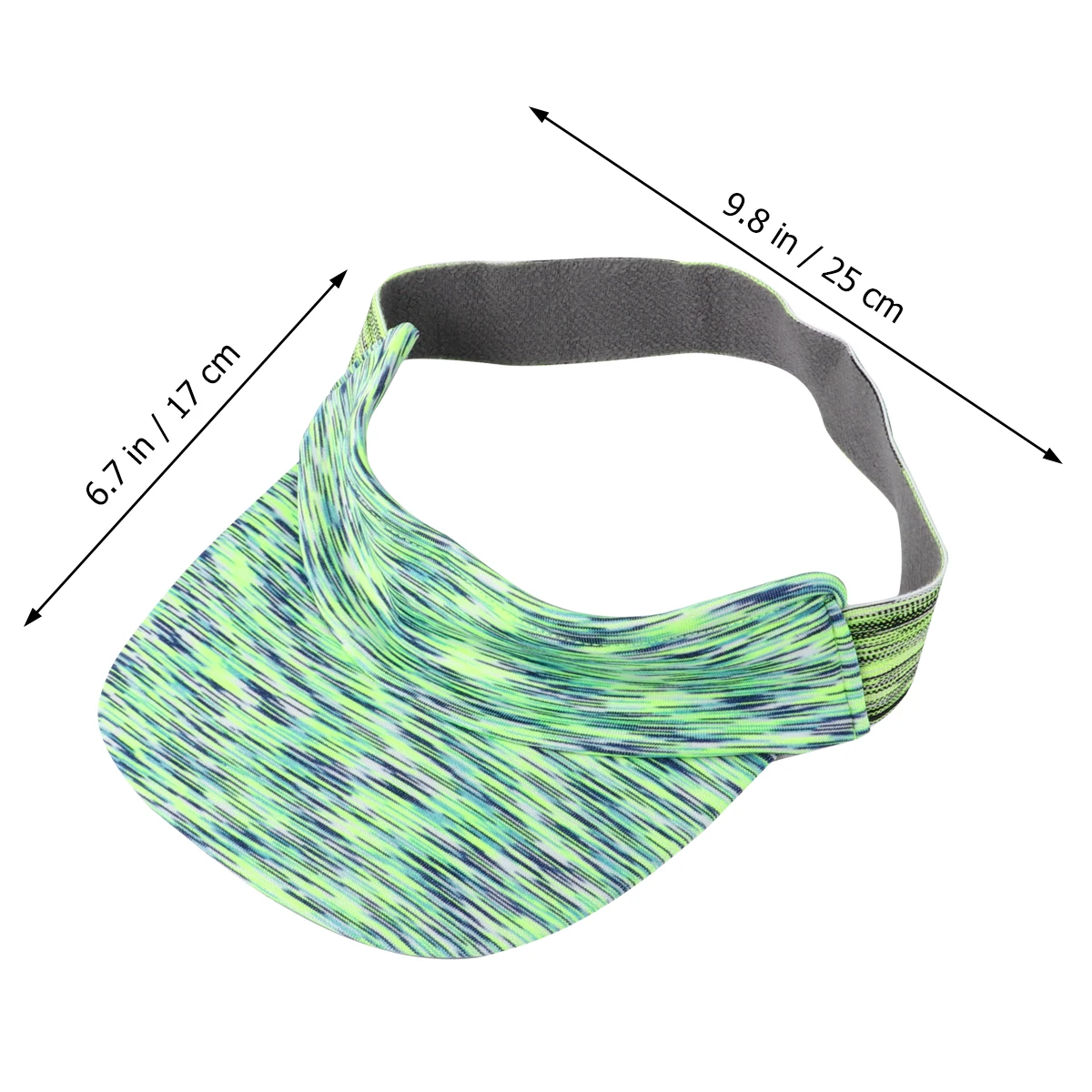 

1pc Fashion Sun Hat Brim Peaked Cap For Outdoor Hiking Camping Fishing Uv Protection Summer Visor Cap Green Durable