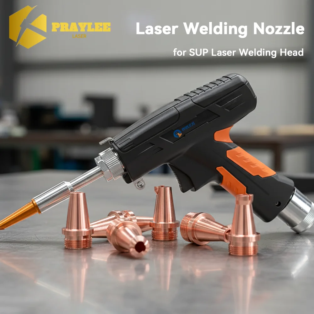 10PCS Hand-held Laser Welding Nozzle M16 Mount Thread Copper Cutting Nozzle Wire Feed for 1064nm SUP Laser Welding Machine