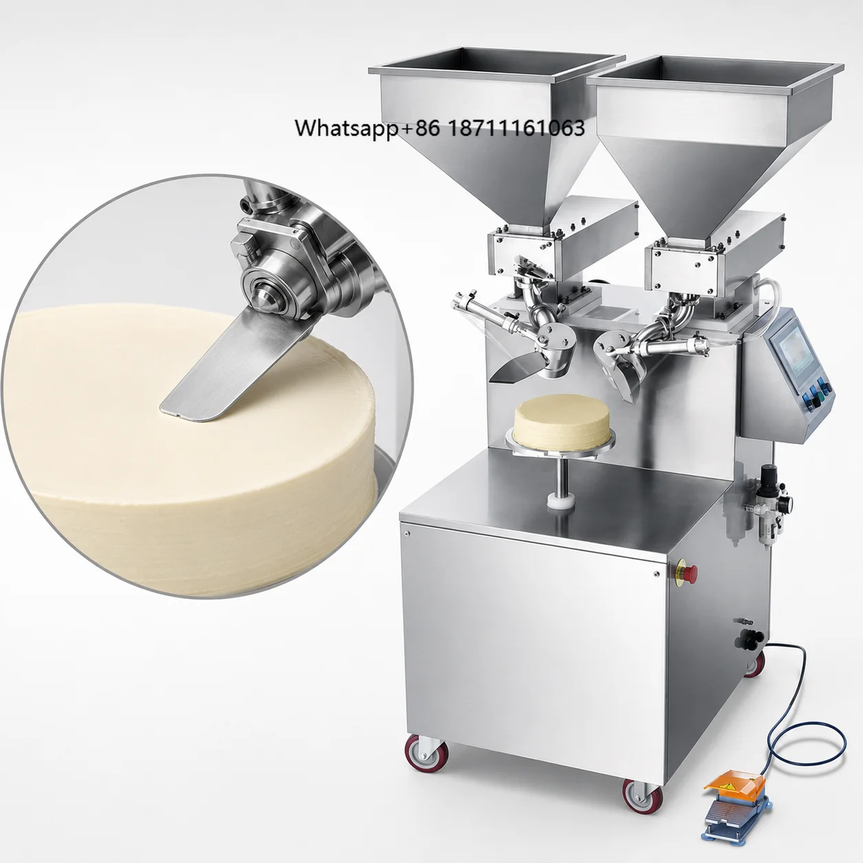 MY Automatic Cake Spreading Smoothing Decorating Machine Birthday Cake Decoration Machine