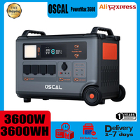 Oscal Powermax 3600 Portable Power Station 3600W Ac Output Power Outdoor Power Bank 3600Wh Lifepo4 Solar Energy Storage Station