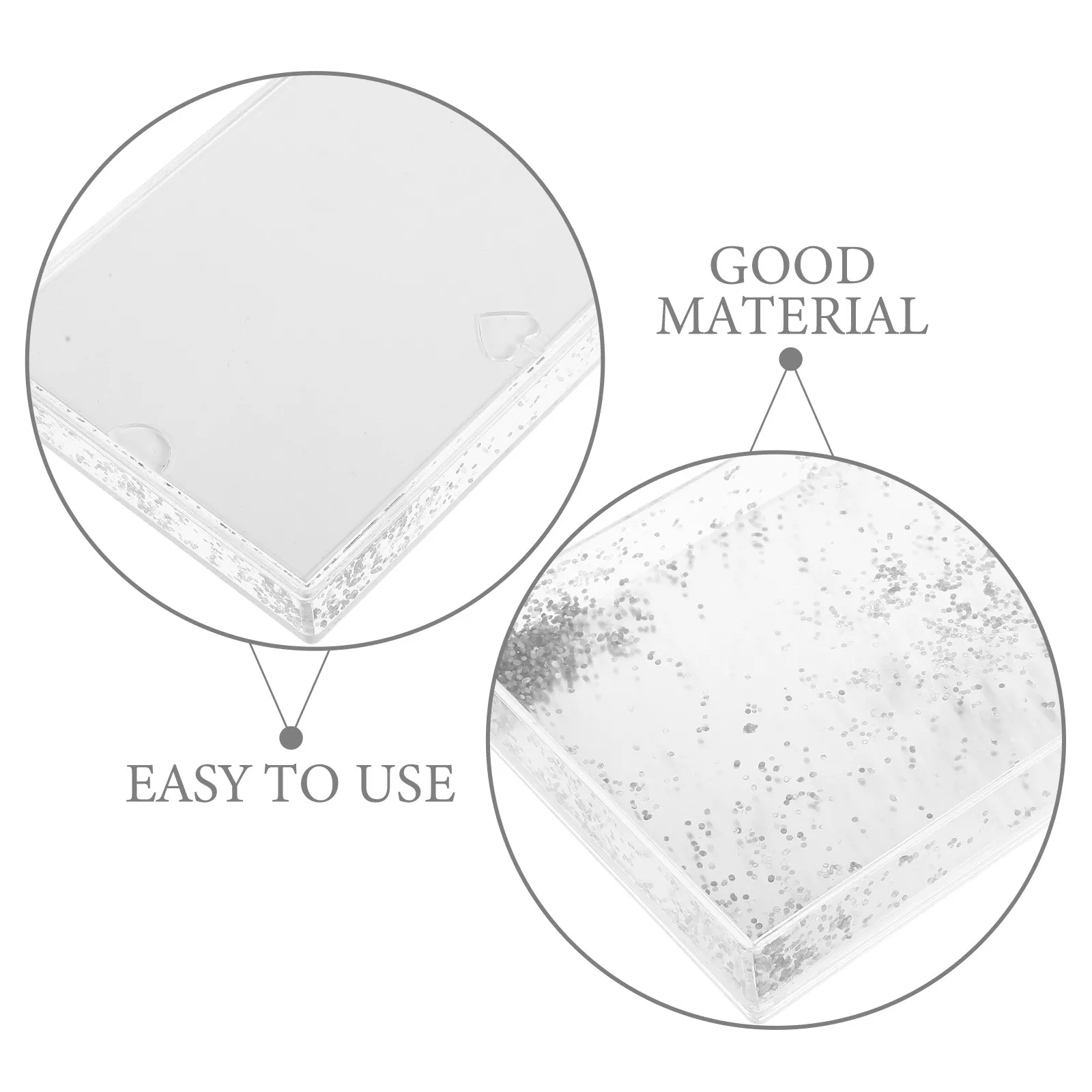Heat Transfer Blank Snow Globe Photo Frame Sublimation Plastic Frame for DIY Photo Printing Table Decor