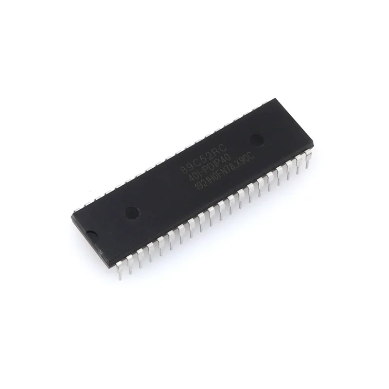 5PCS/lot AT89C52-24PU AT89C51-24PI STC89C52RC-40I-PDIP40 Integrated Circuit 51 Single Chip  Microcontroller Flash Memory