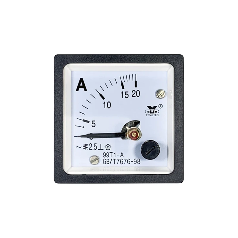 99T1 AC Ammeter 40/50/75/100/200/300/5A pointer Voltmeter 450V 45 * 45 48