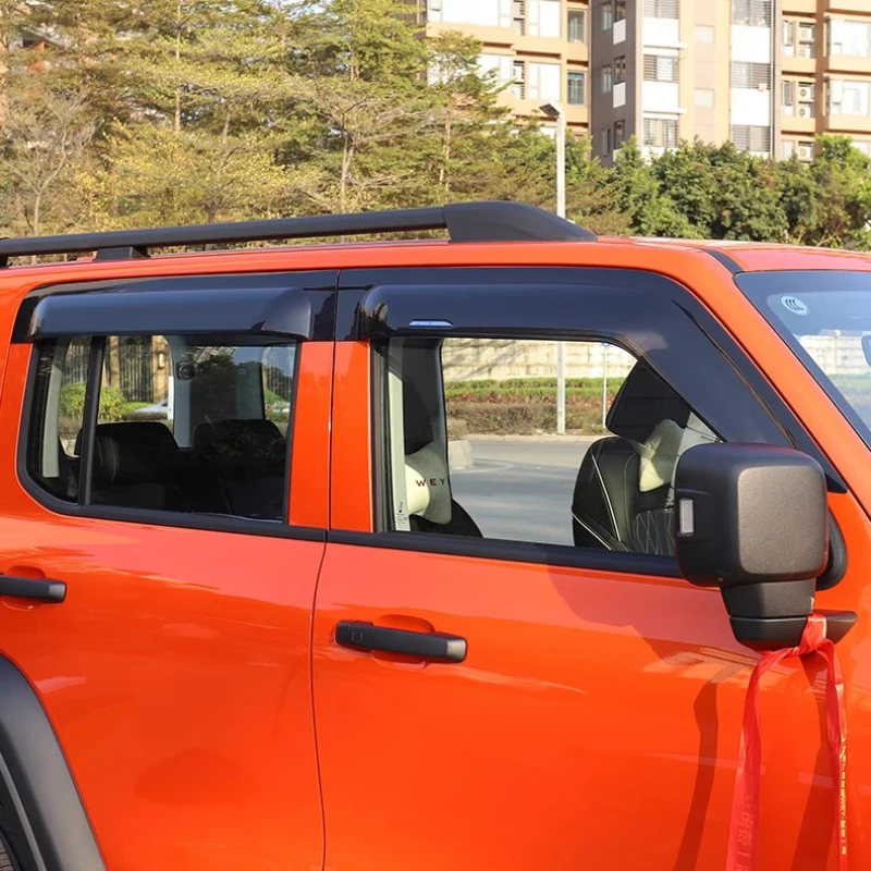 Rain Guards for GWM WEY Tank 300 2020-2024 OEM-Style Window Visors with Thickened Design