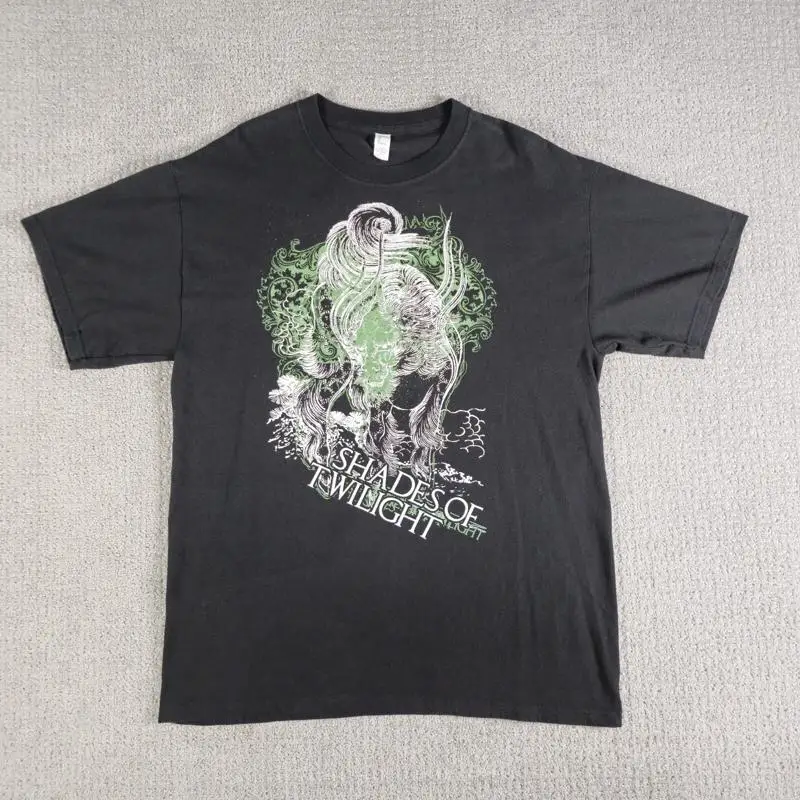 Camiseta Y2K Dragon Oni Demon para hombre talla L tatuaje negro Jesse Pinkman Tultex Tag