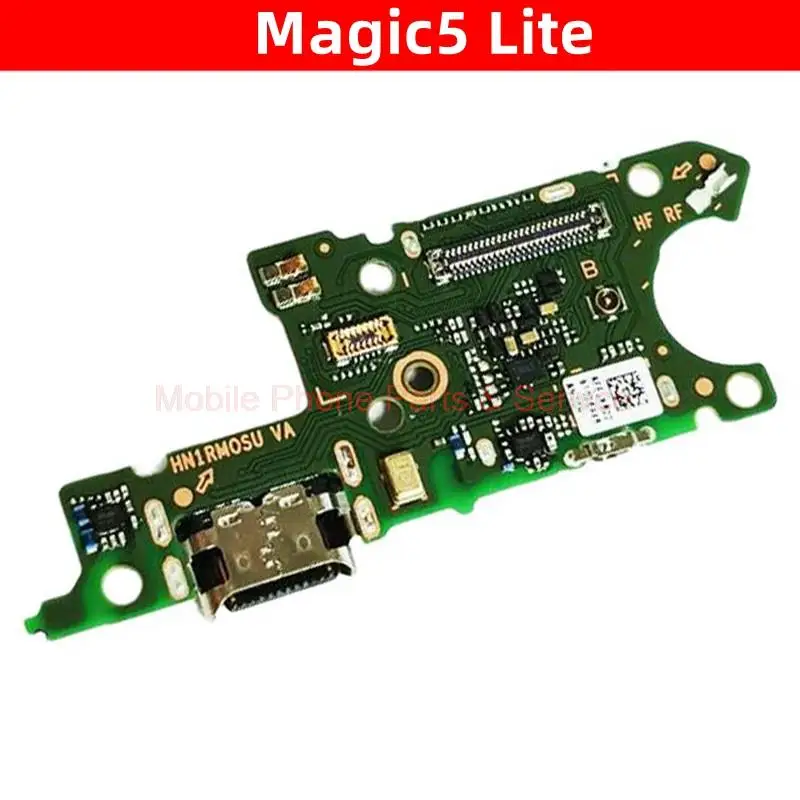 

For Honor Magic 5 Lite Charging Board With Fast Charging IC USB Charging Port Flex Cable Mobile Phone Parts