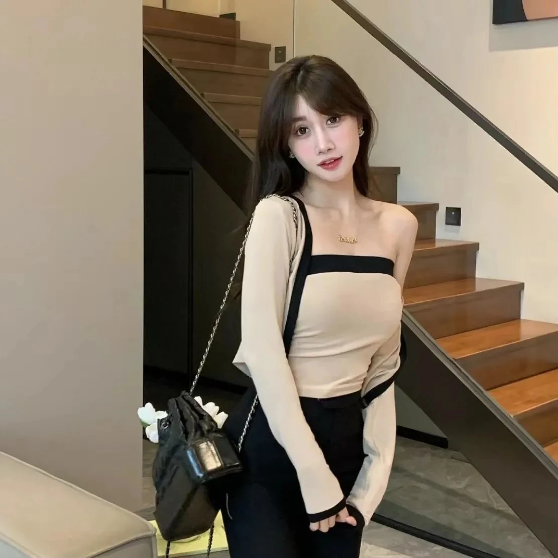 Hottie Knit Tank Top Cardigan Coat Suit Aesthetic Thin Sleeveless Camisole Summer Women's Clothing Offer Free Shipping Korean