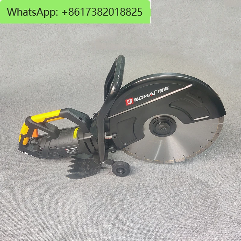 425 9800W Hand Portable Electric Concrete Cutting Machines 160mm Depth Chaser Circular Saw Wall Cutter Machine