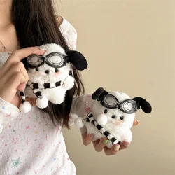 Warm Winter Plush Dog Earphone Case Suitable for AirPods 1 2 3 4 Pro Pro2 Pro3