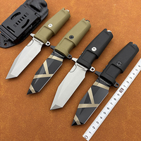 Extrem Fulcrum C Fixed Blade knives Outdoor Camping Hunting Survival Tactical gear Portable Kydex Hiking Tanto Straight Knife