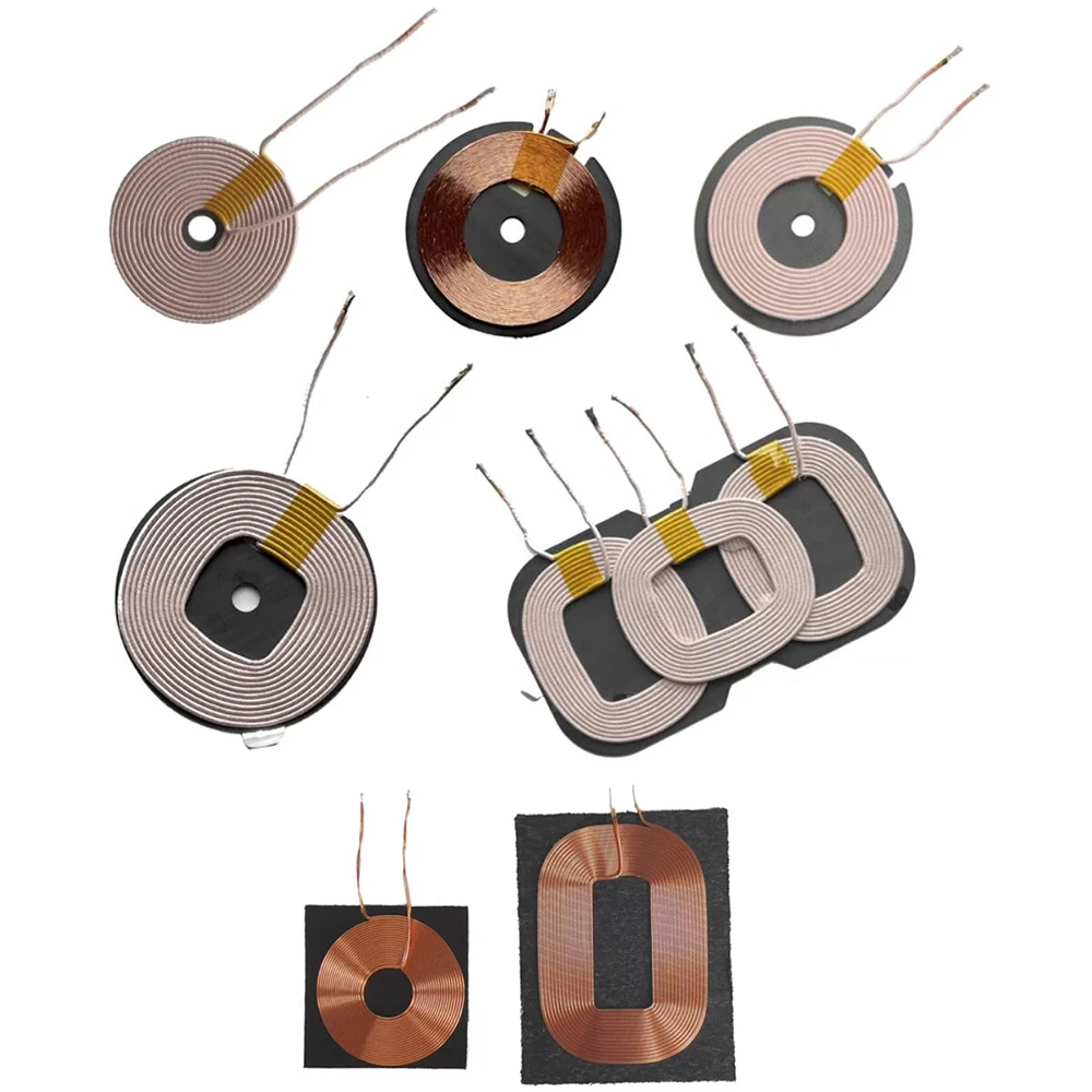 Carregador sem Fio Transmitindo Bobina Recebendo Bobina Placa de Isolamento Magnético Receptor Faça Você Mesmo Carregando Placa de Circuito qi