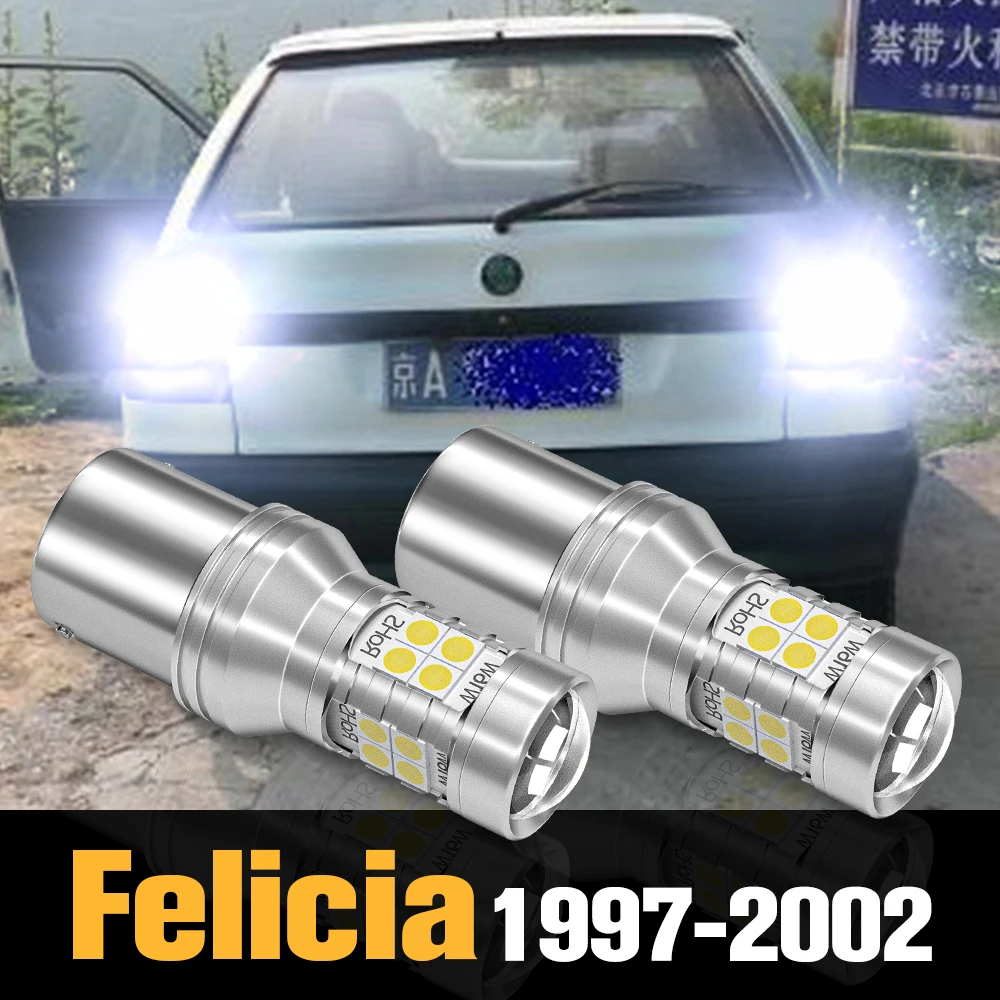 

2pcs Canbus LED Reverse Light Backup Lamp Accessories For Skoda Felicia 1997-2002 1998 1999 2000 2001