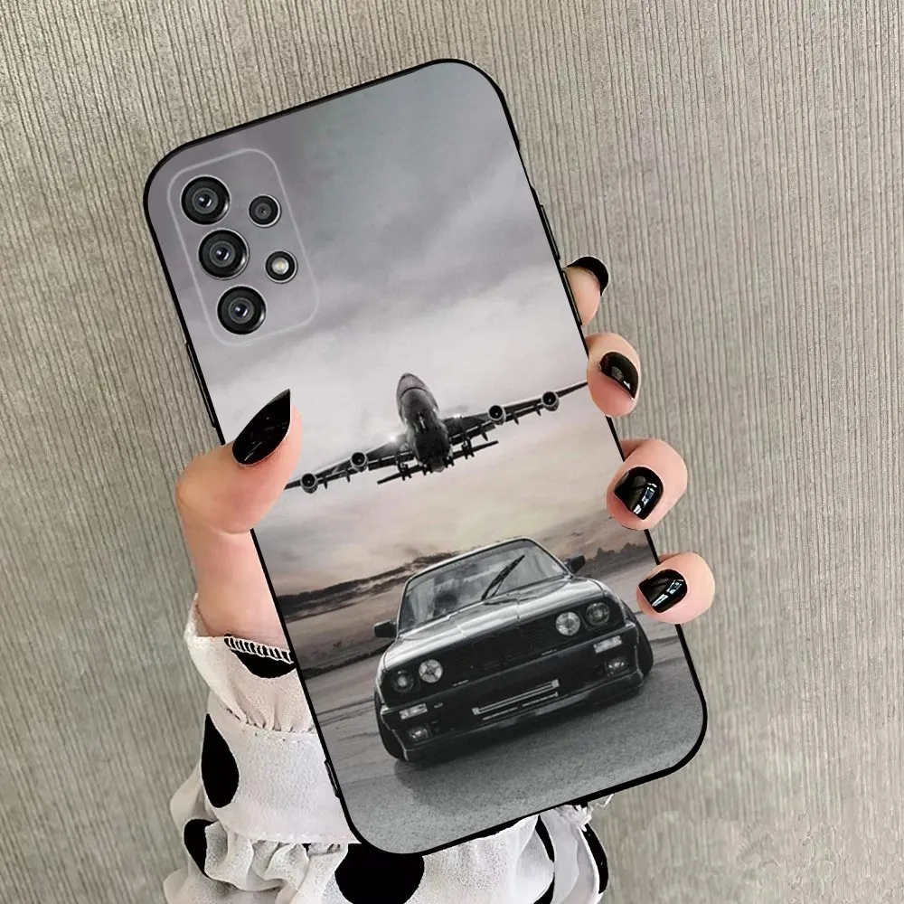 Car for B- Bmwes-S E30  Phone Case For Samsung Galaxy A20,A21s,A22,A31,A32,A52,A53,A72,73,A80,A91 Soft Black Cover