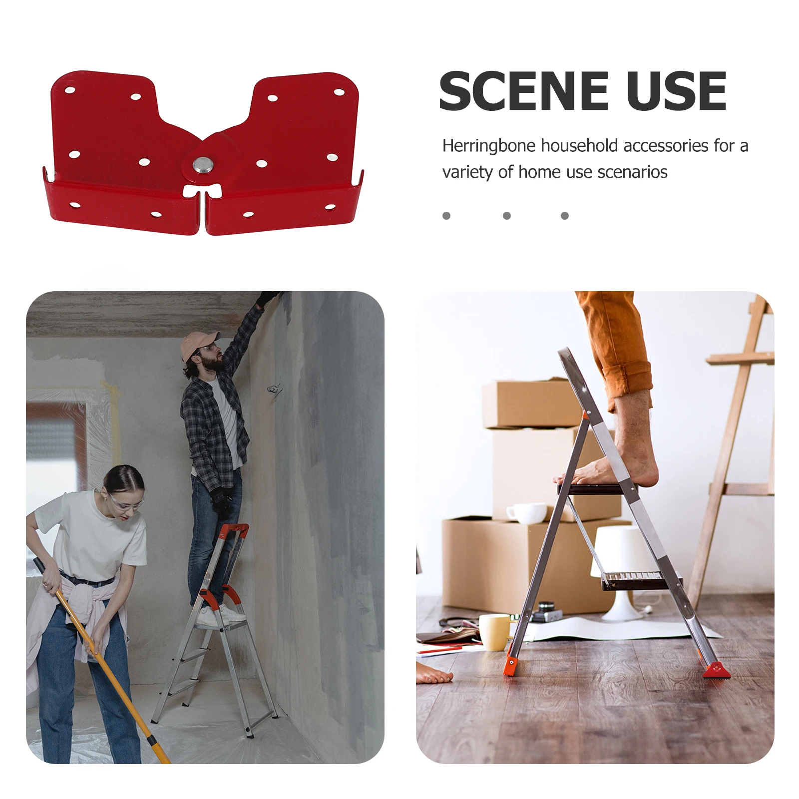 

Aluminum Alloy Reinforced Ladder Hinges Accessories Metal Joint Connector Folding Step Telescopic Engineering Replacement Parts