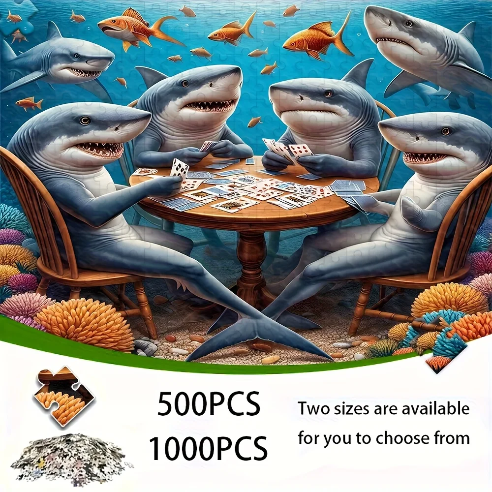 ปริศนาสำหรับผู้ใหญ่ 500/1000 ชิ้น |   เกมครอบครัวที่สนุกสนานและคลายเครียดคุณภาพสูง เหมาะสำหรับวันเกิด คริสต์มาส ฮาโลวีน และเป็นของขวัญ