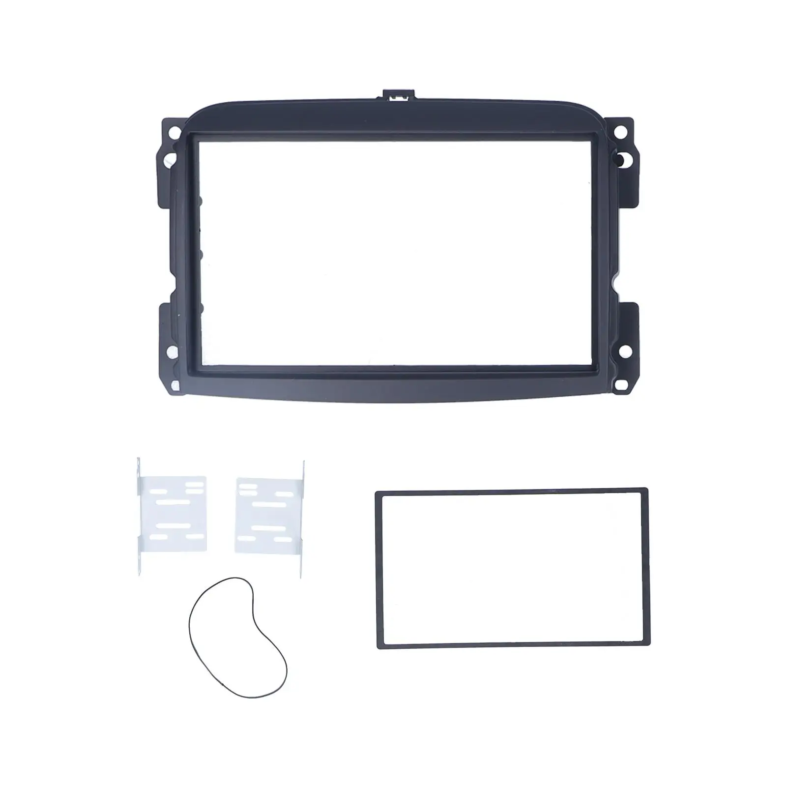 

2Din Stereo Radio Fascia Trim Panel for fiat 500L 2012-2015 - DVD Audio Navigation Frame