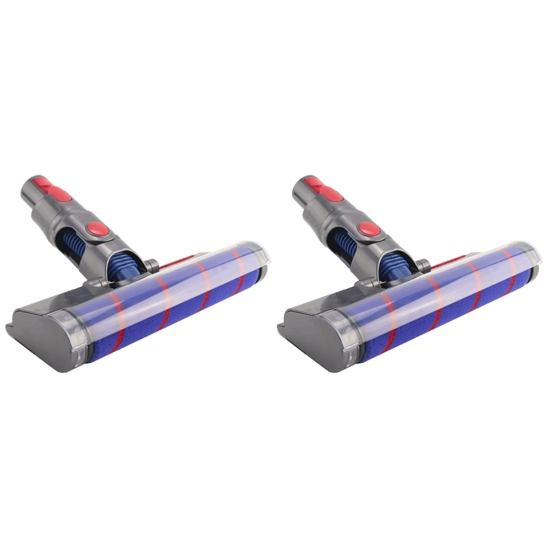 

2X For Dyson V10slim V12 SV18 Floor Mop Head Accessories Electric Roll Brush Vacuum Cleaner Replacement Spare Partseco-Friendly