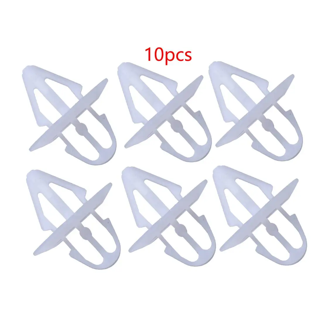 10Pcs Front Flare Fender Clip Retainer 63848-VD210 Fit For Nissan Patrol Y61 GU GU4 Series 4 1997-2010 2011 2012 White Nylon