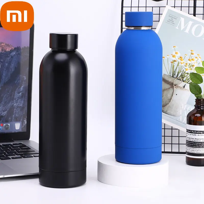 Xiaomi Thermal Water Bottle Small Mouth Electroplating 304 Vacuum Stainless Steel Bottle Thermos Thermos Outdoor Travel Kettle