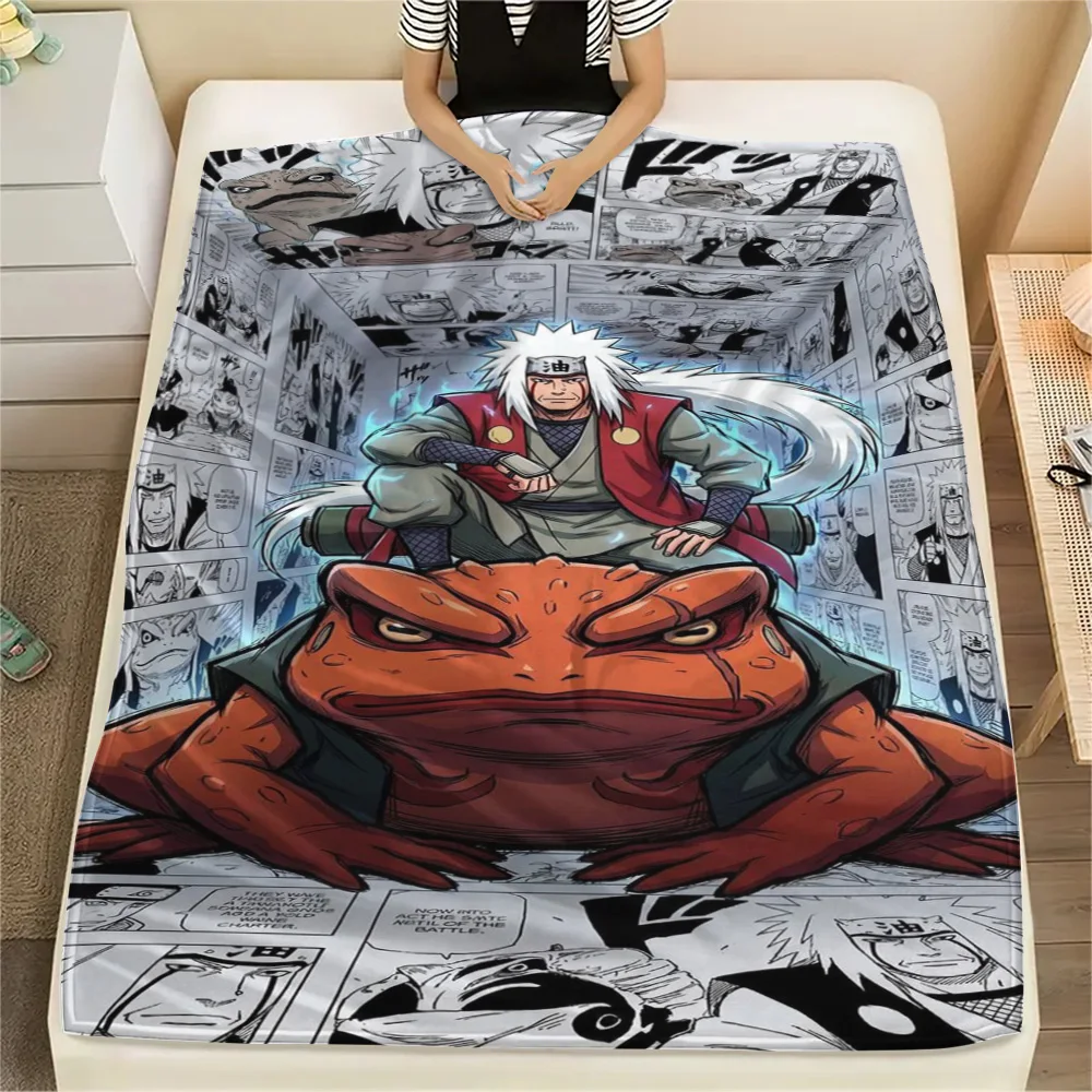 Naruto Home Lounge Printed Flannel Blanket, Warm Comfort Cover for Sofa, Bed, Chair and Outdoor Journey.-TING