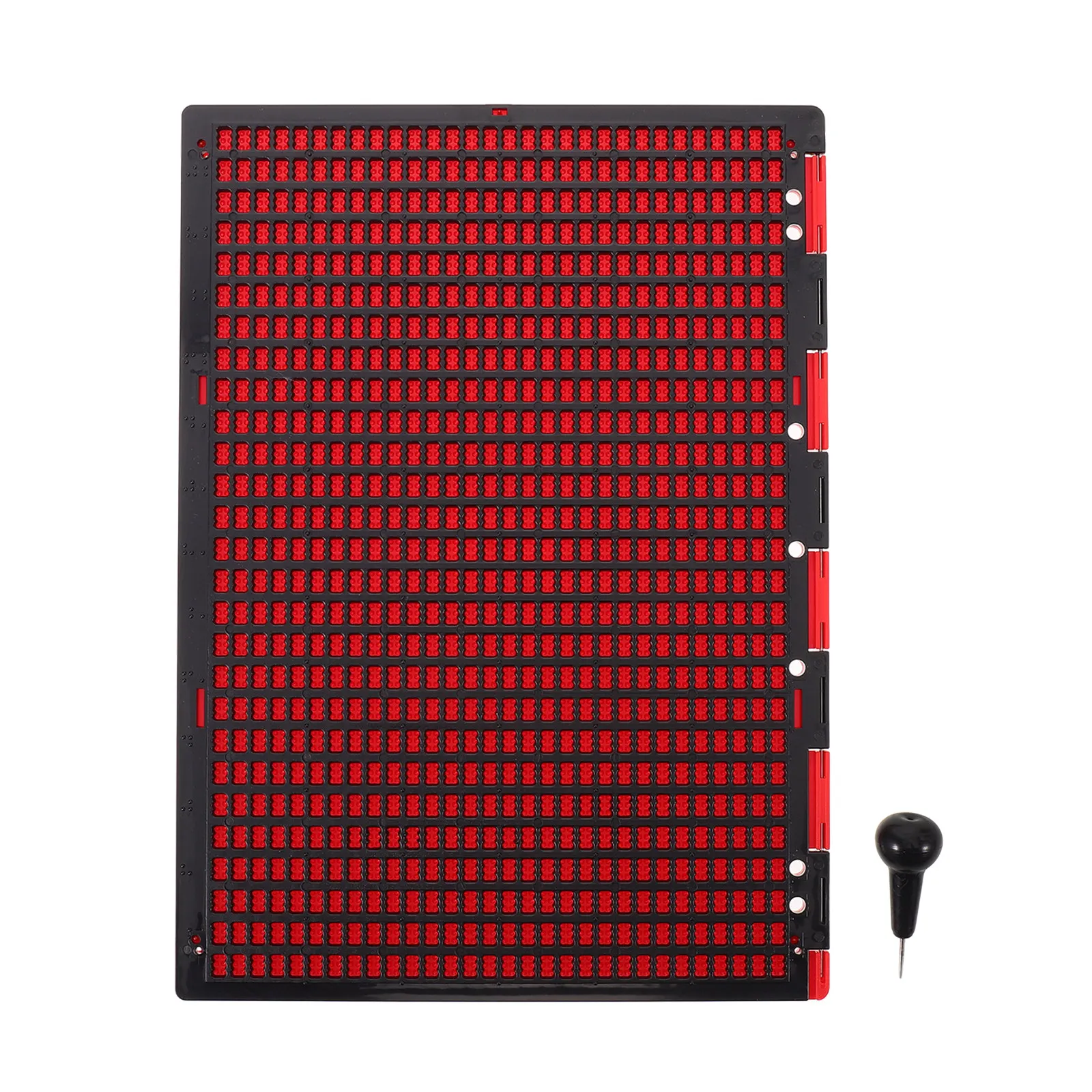Braille Writing Board Thickened Plastic 27 Lines 30 Cell Braille Fingerboard for Beginner Learning Blind Education Supplies