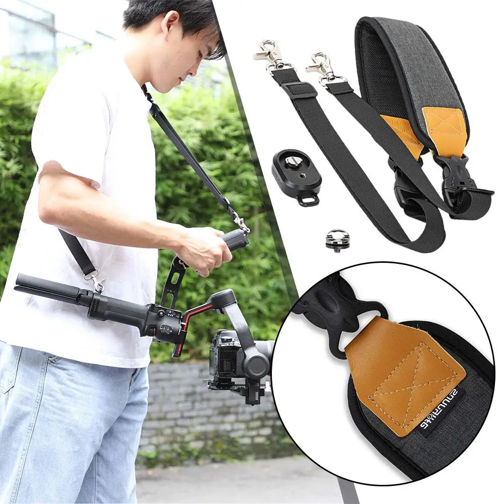 Stabilisateur de sangle pour appareil photo Ronin Rs3 / Rs4/Rs4pro, sangle de sac initiée par la décompression réglable avec crochets M2S7