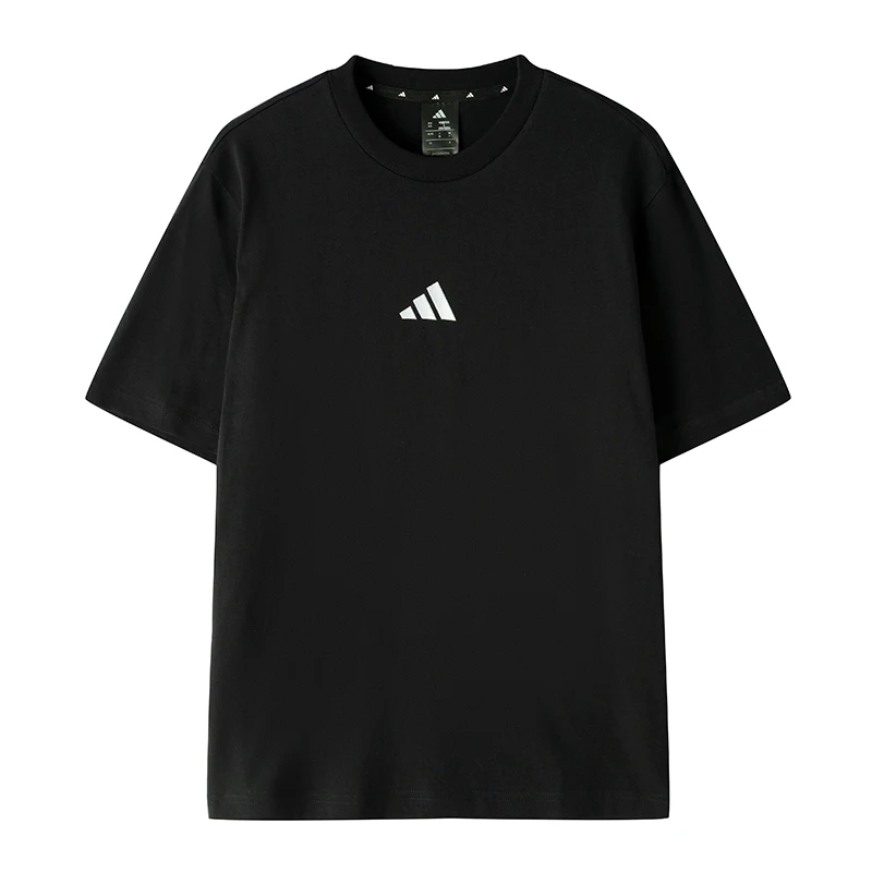 

Футболка Adidas, мужская спортивная одежда для бега, фитнеса и тренировок, удобный дышащий повседневный топ с короткими рукавами Je9024