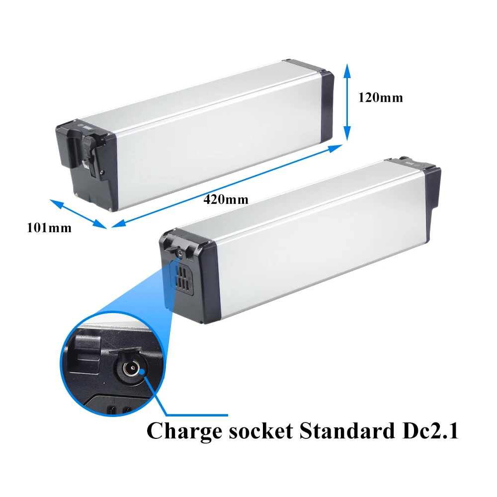 

48V 52V Integrated Battery 17.5Ah 18Ah 20Ah 960Wh for Accolmile Cola Bear 2.0 Battery Replacement