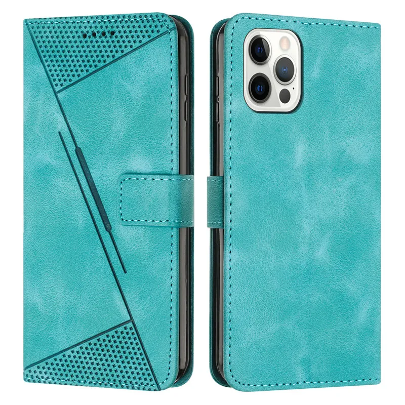 15 Etui Phone Leather Case For iPhone 15 14 Plus 13 Mini 12 Pro Max iPhone15 Ultra Matte Flip Cover Cool Pattern Wallet Bags