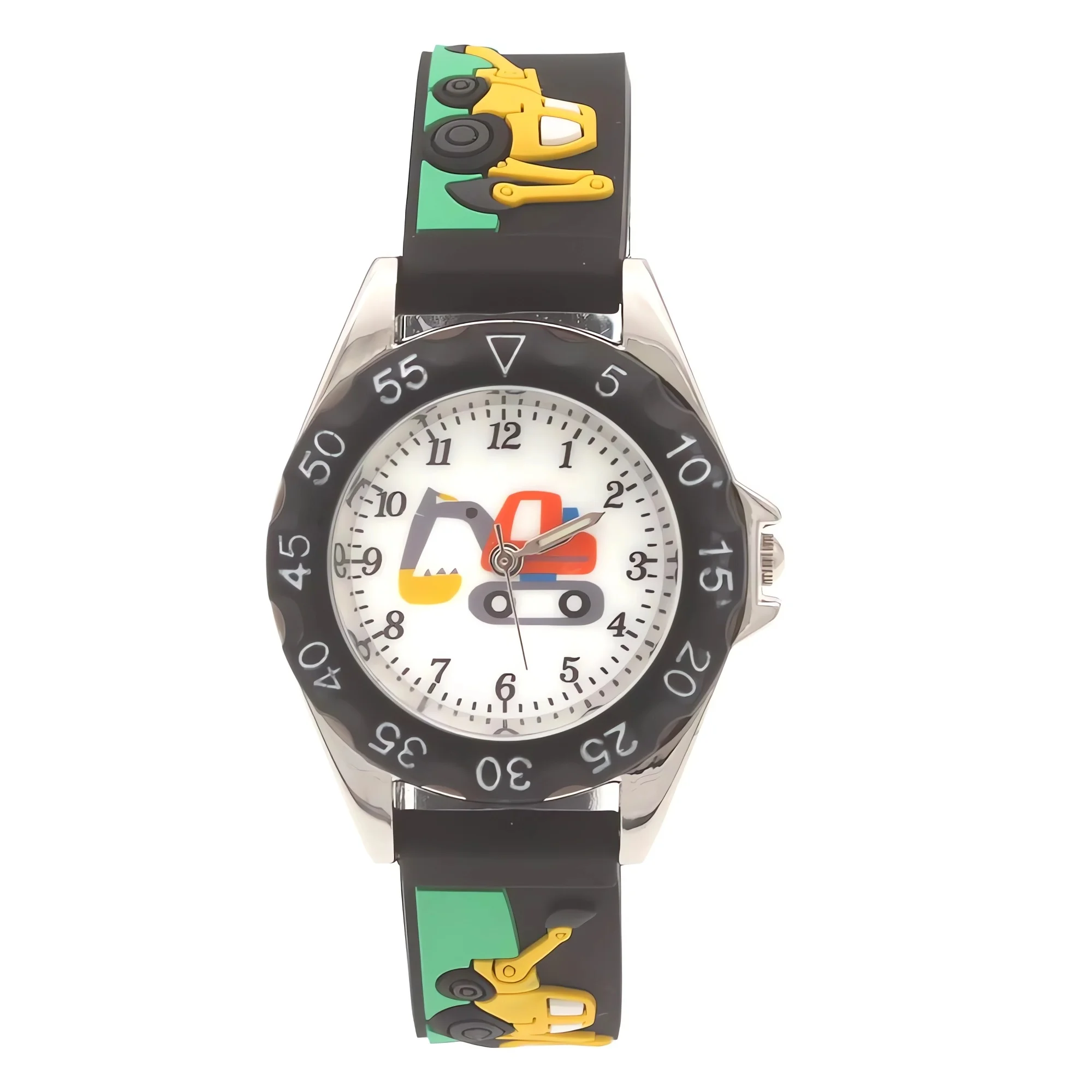 

Детские часы с мультяшным дизайном, силиконовый мягкий ремешок, наручные часы для мальчиков и девочек, обучающие часы для студентов, стильные подарки, часы-будильник.