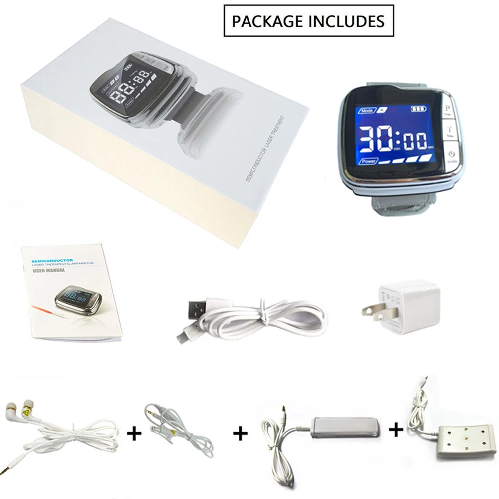 Terapia terapeutica dell'orologio laser Terapia Tinnito Infezione dell'orecchio Perdita dell'udito Otite Media Orologio laser Tinnito Fisioterapia LLLT 650nm