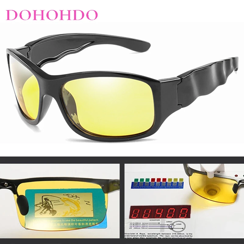 

New Vintage Polarized Driving Sunglasses UV400 Brand Designer Night Vision Anti-Glare Glasses Woman Men Polarized Goggles Unisex