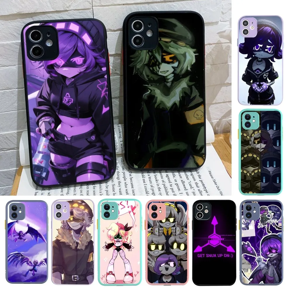 

Murder-drones Phone Case for iPhone 14 11 12 13 Mini Pro Max 8 7 Plus X XR XS MAX Translucent Matte Cover