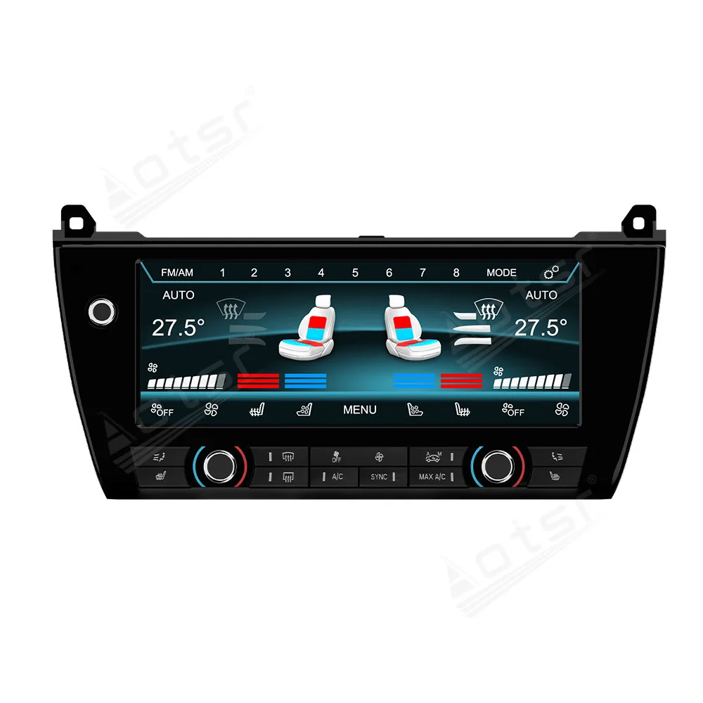 For BMW 5 Series F10 F11 5GT F07 F18 M5 2011~2017 Air Conditioning Climate Board Voice Control LCD Touch climate Control Screen