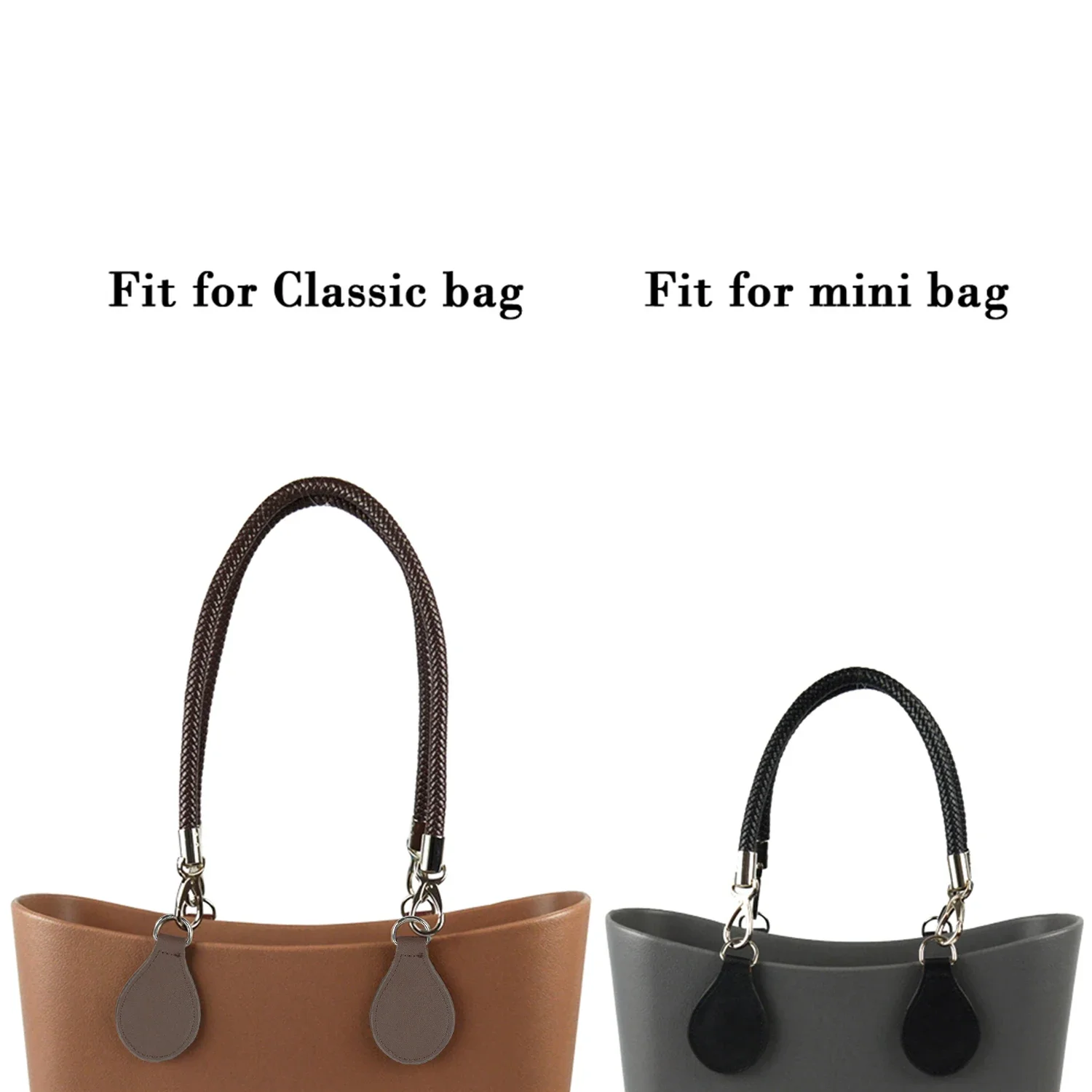 2023 obag handle 1 Pair Long Short Handles Straps with drops For Obag Belt For Obag EVA o bag Women Bag Shoulder HandBag