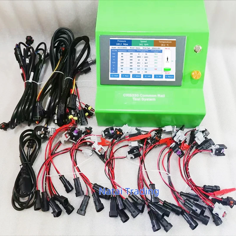 

CRS330 Diesel Common Rail Injector and Pump Tester Build-in More Than 3000 Datas for Bosch Denso Delphi HEUI with Touch Screen