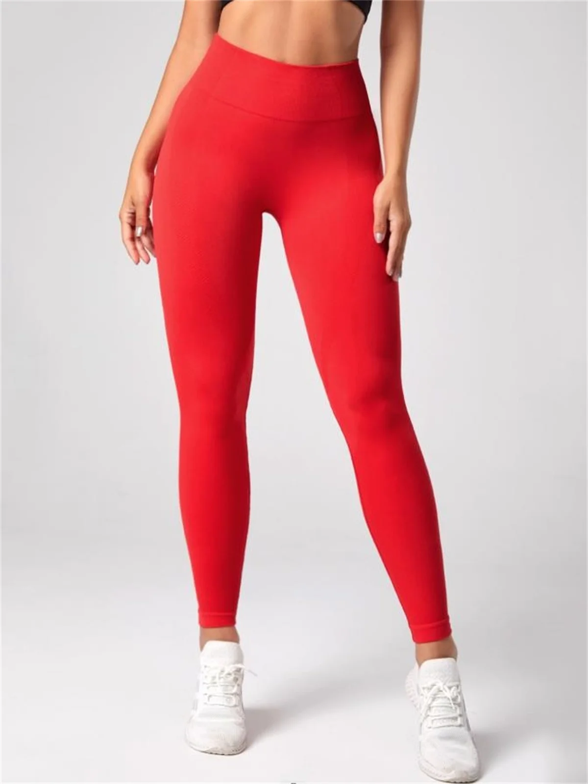 Leggings traspiranti ad alta elasticità senza cuciture femminili pantaloni Fitness pantaloni da Yoga a vita alta con sollevamento dell\'anca ad