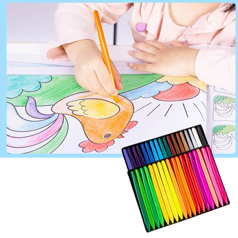 

36Pcs Colorful Crayons Perfect Size for Kids Creative Drawing Coloring Pens for Toddlers Children Art Supplies