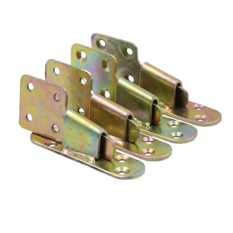 Thickened Bed Pins Bed Buckles Solid Wood Bed Connectors Furniture Corner Code Accessories Iron Bed Hinges Mother Bed Hangers