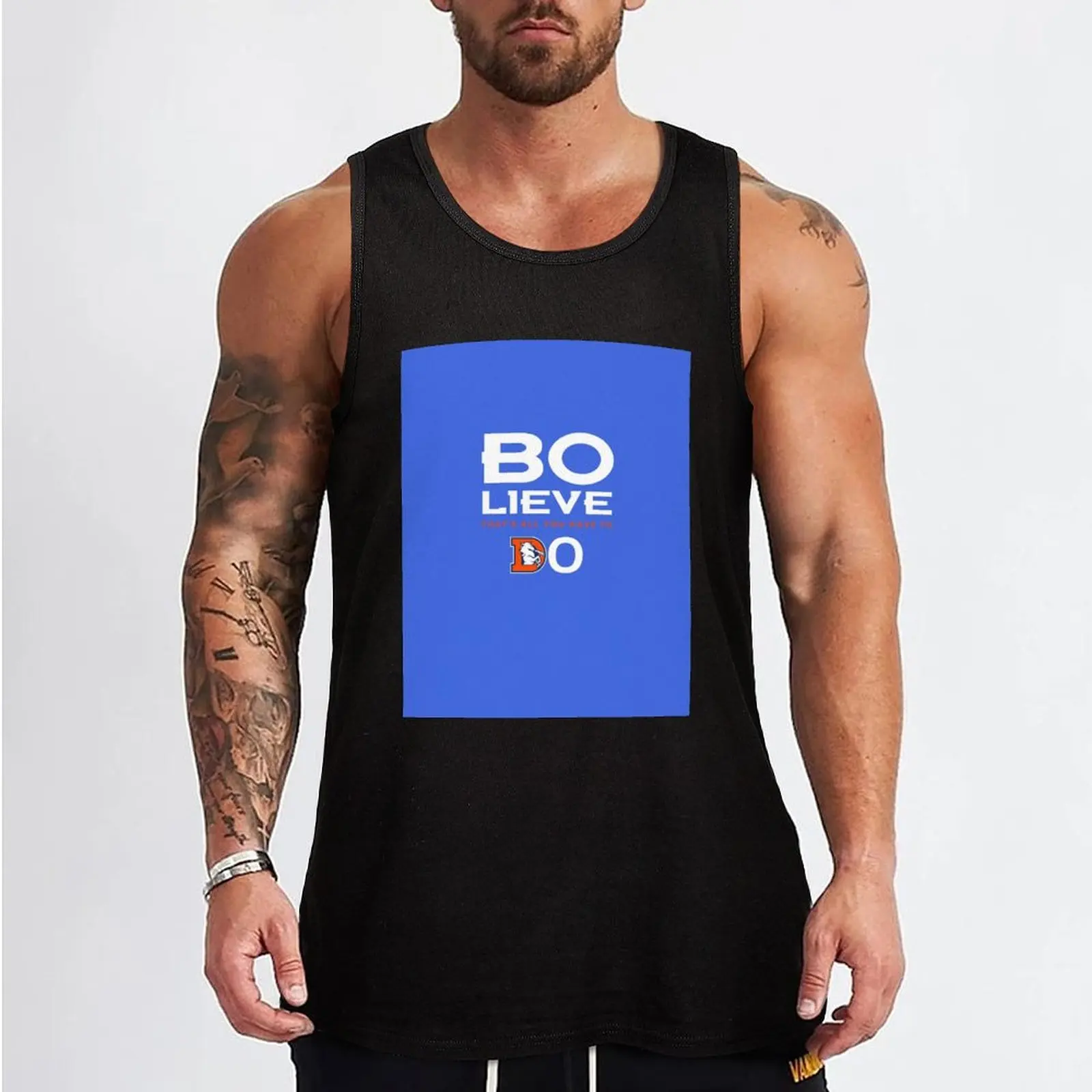 Bo Nix Denver Broncos Football Team BO-LIEVE Tank Top summer clothes bodybuilding men Sports clothing