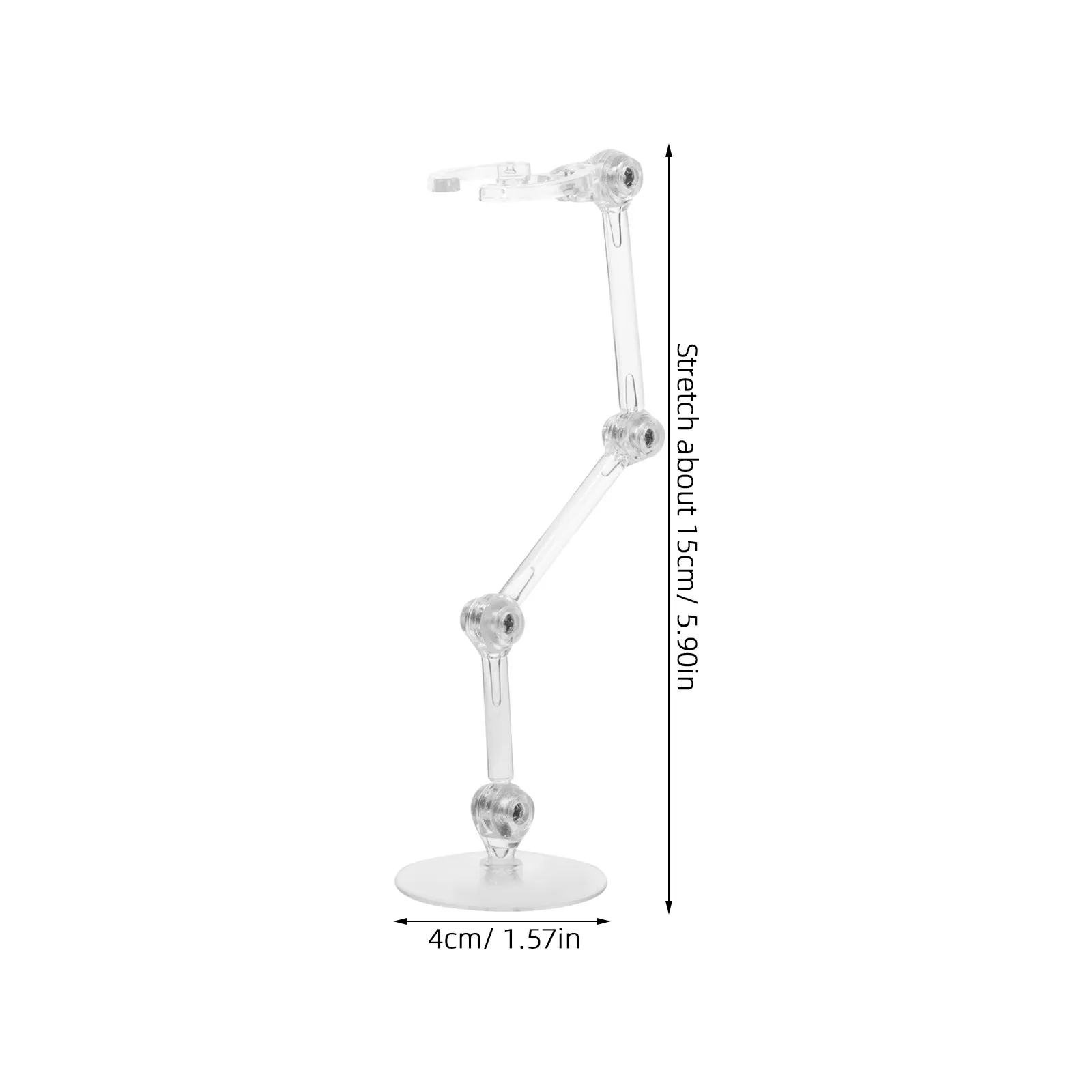4Pcs Action Figure Stand Easy-Placement Display Stand for Action Figures Expand Storage Space Beautiful Room Decor Display