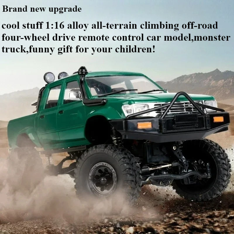 

1:16 All-terrain Alloy Rc Truck,High-speed 4WD Climbing Rc Cars,Remote Control Car Model,Toys for Boys,Kawaii Toy Car Funny Gift