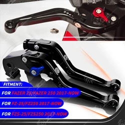 JDSTUNING For Yamaha FAZER 25/FAZER 250/FZ25/FZ250/FZS25/FZS250 2017-NOW Clutch Brake Lever Set Adjustable Folding Handle Levers